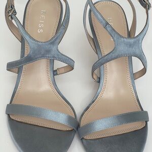 Reiss Women's Metallic Blue Sandals
